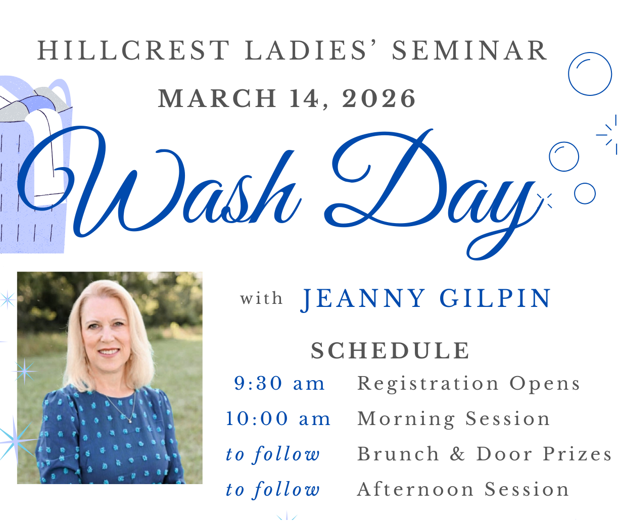 Register for our Hillcrest Ladies' Seminar